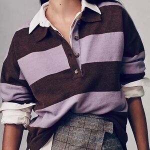 Maeve Anthropologie Rugby Sweater